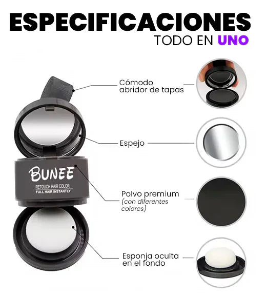 Corrector De Cabello Bunee® (Cubre Canas)